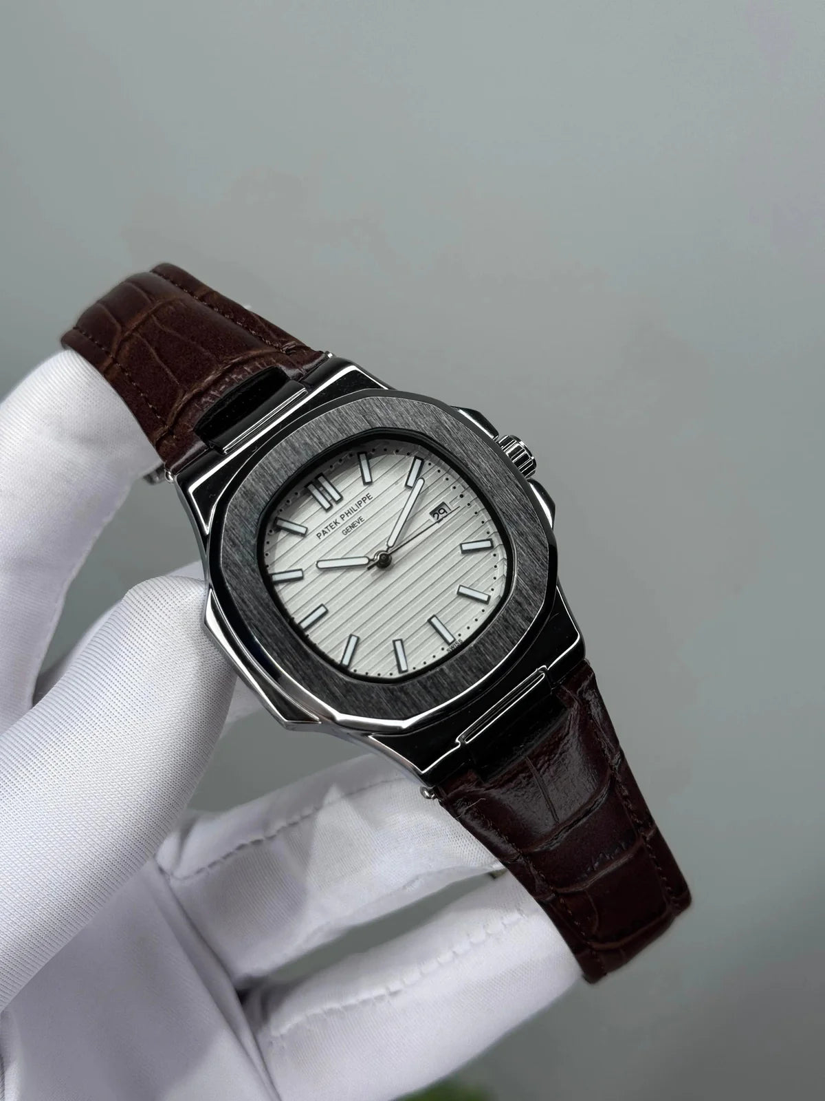Patek Philippe Nautilus leather