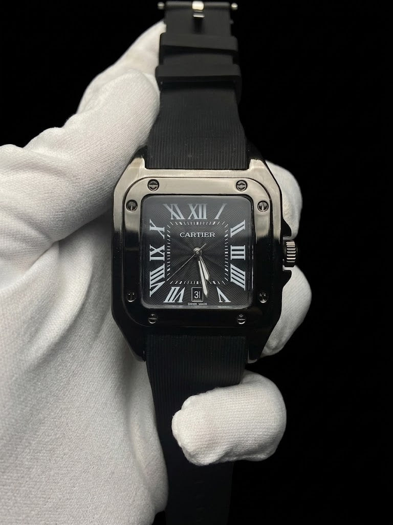 Cartier Santos Black